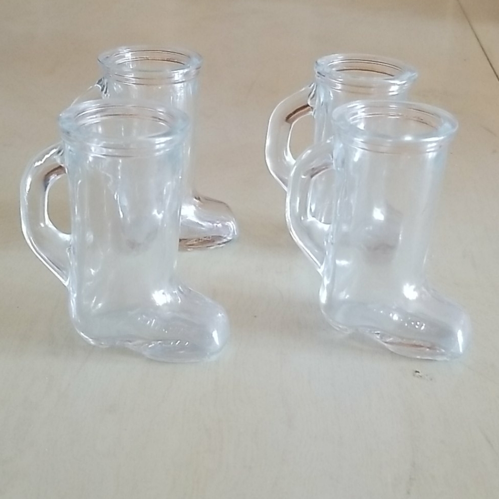 4 glass boots